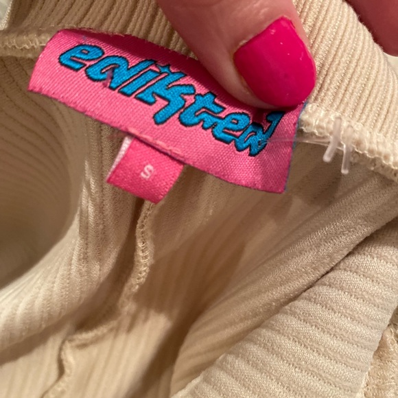 EDIKTED x UO cream beige romper/ onsie Small, XS - Picture 12 of 14